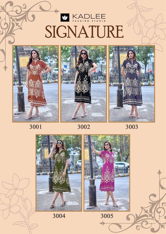 Kadlee signeture wholesale suppliers of kurtis